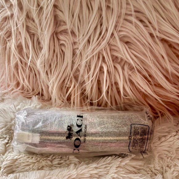 NEW Coach Limited Edition Cherry Print Black Red Multi Coated Canvas Pencil Case - Picture 6 of 13